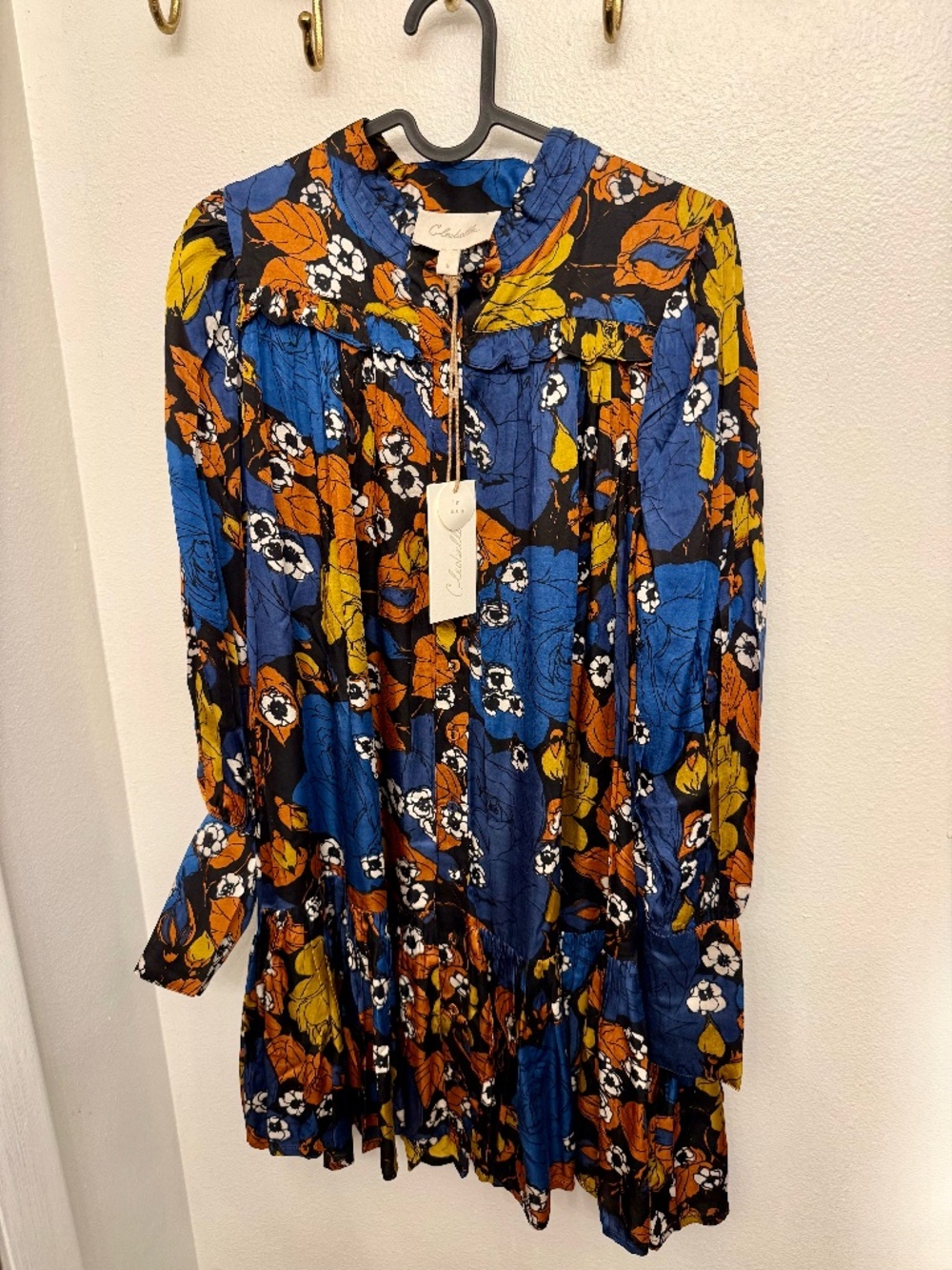 NWT Cleobella Claire Mini Dress in Sakura Floral Print Size Small